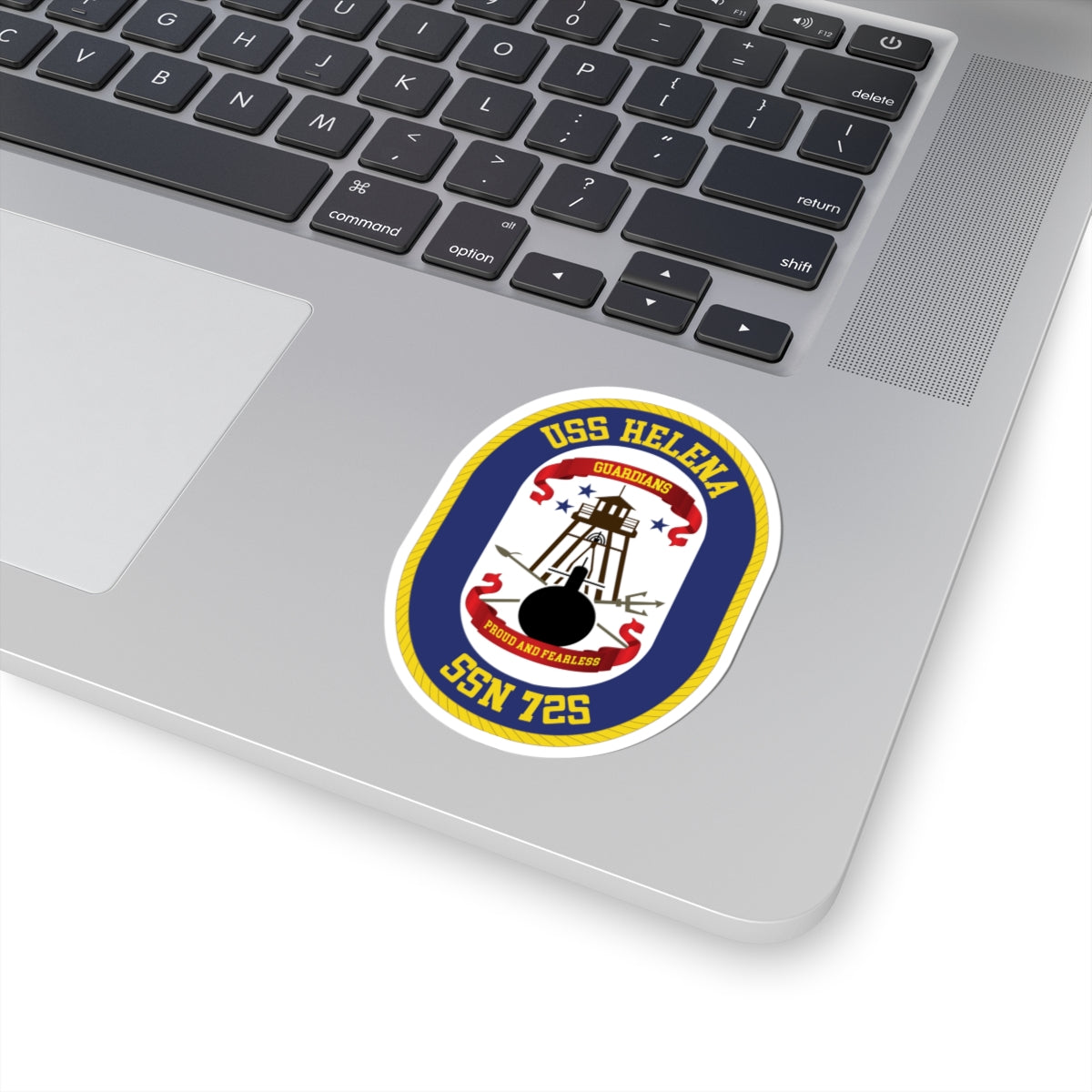 Kiss-Cut Stickers - Navy - USS Helena (SSBN 725) wo Txt