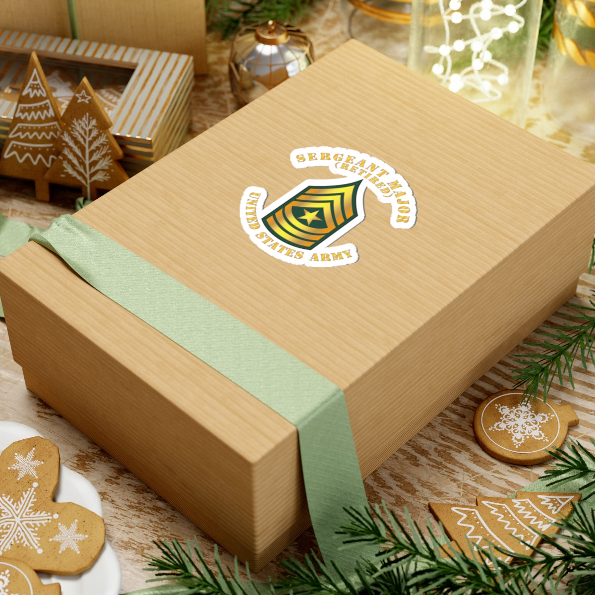 Kiss-Cut Stickers - Sergeant Major - SGM - Retired