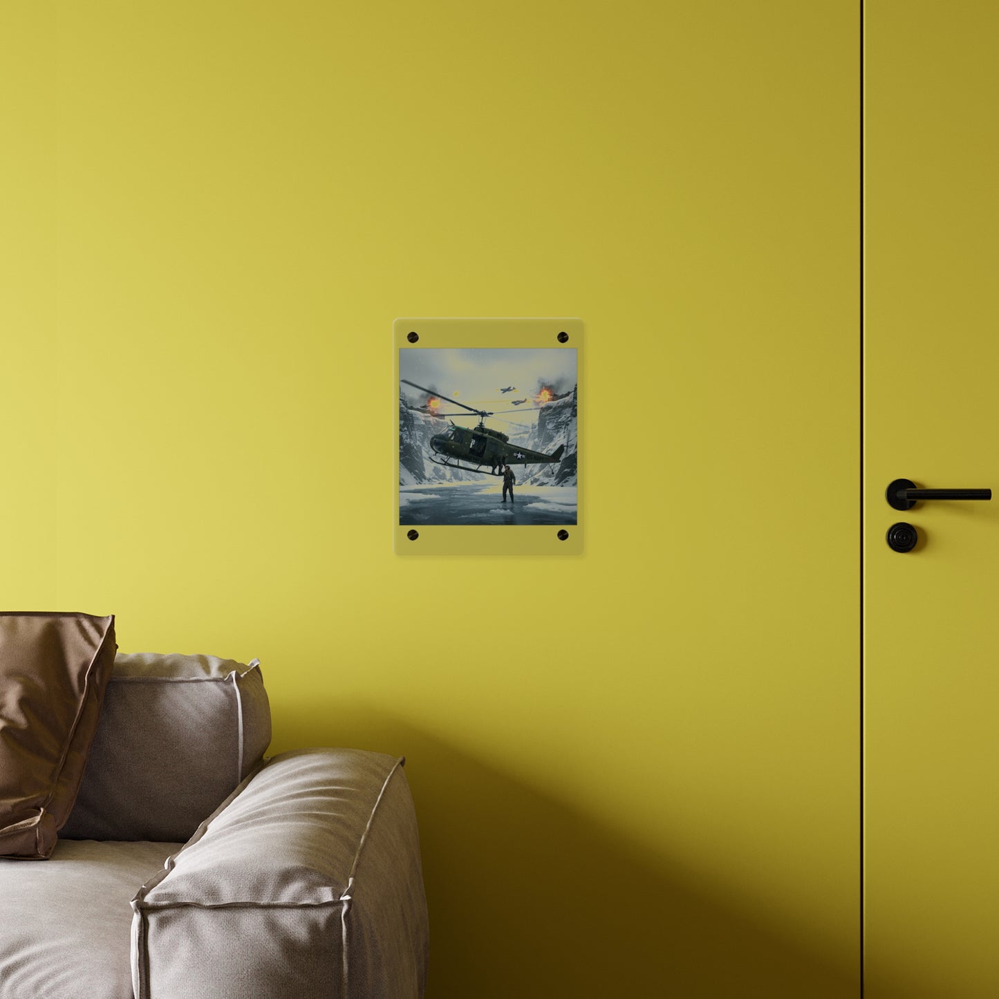 Acrylic Wall Art Panel - Rescue Mission from Majon-ni and Samdong-ni attack - Korean War