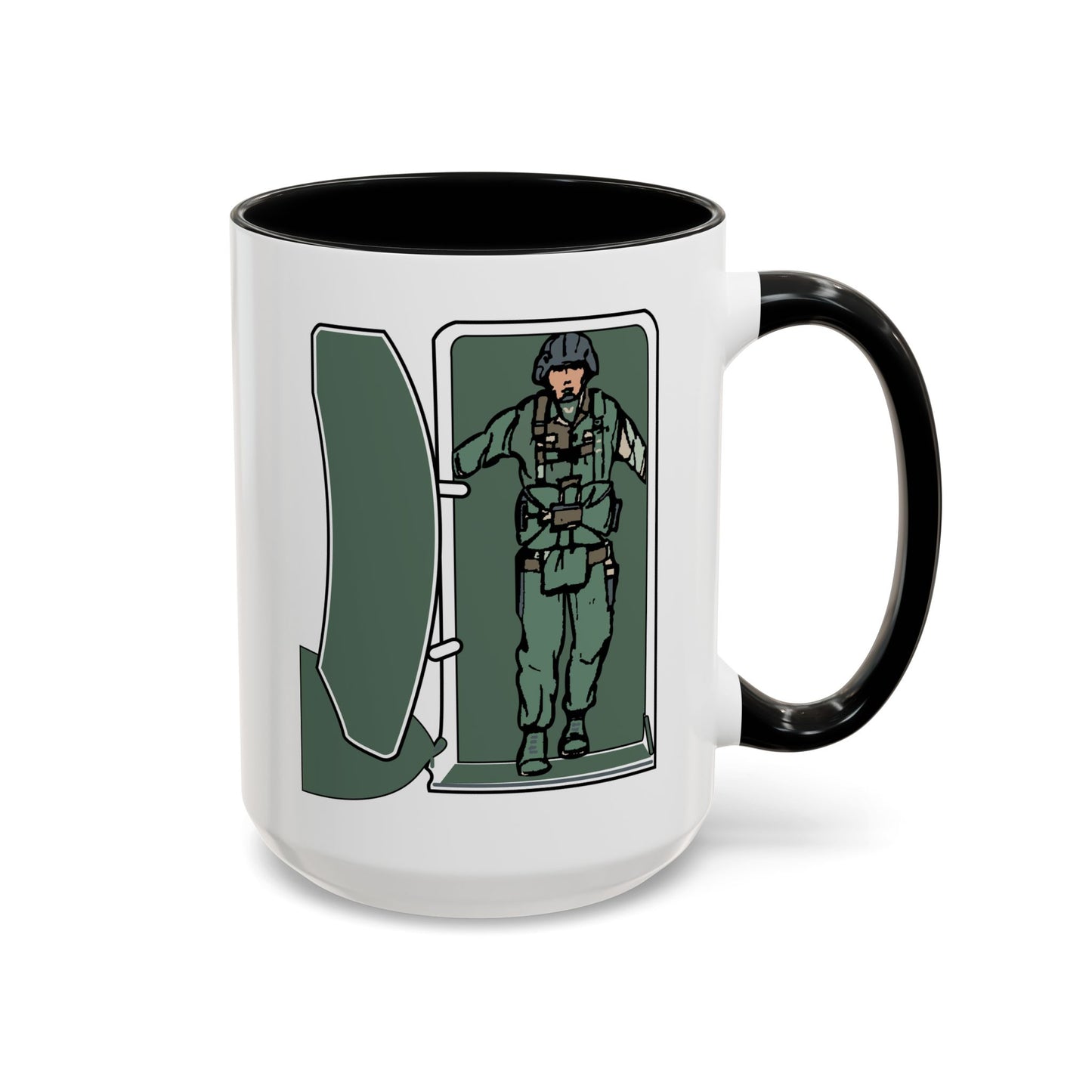 Accent Coffee Mug (11oz & 15oz) - Airborne - JM Door Check X 300