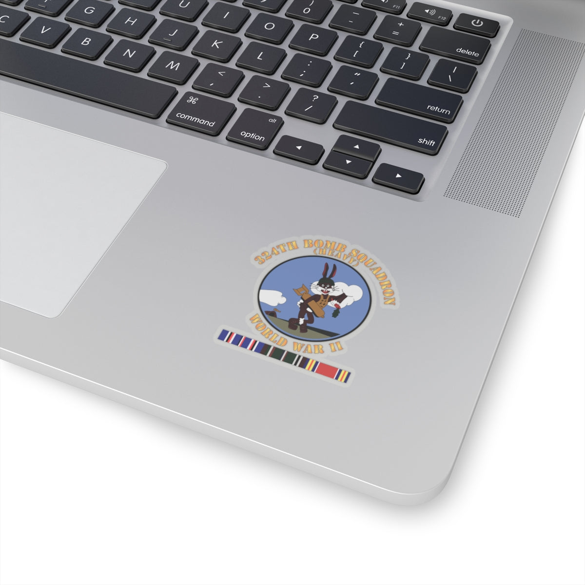 Kiss-Cut Stickers - AAC - 324th Bomb Squadron - WWII w EU SVC