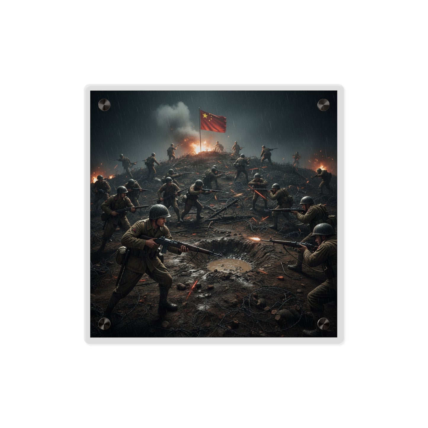 Acrylic Wall Art Panel - PorkChop Hill - Korean War