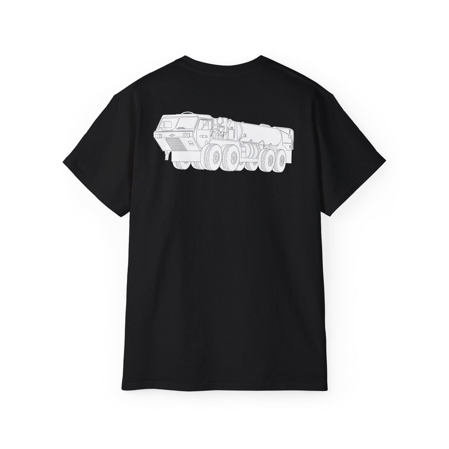 Unisex Ultra Cotton Tee - Vehicle - Fuel Truck - Front Left Oblique X 300