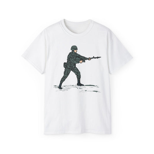 Unisex Ultra Cotton Tee - Bayonet Training-Modified Thrust X 300