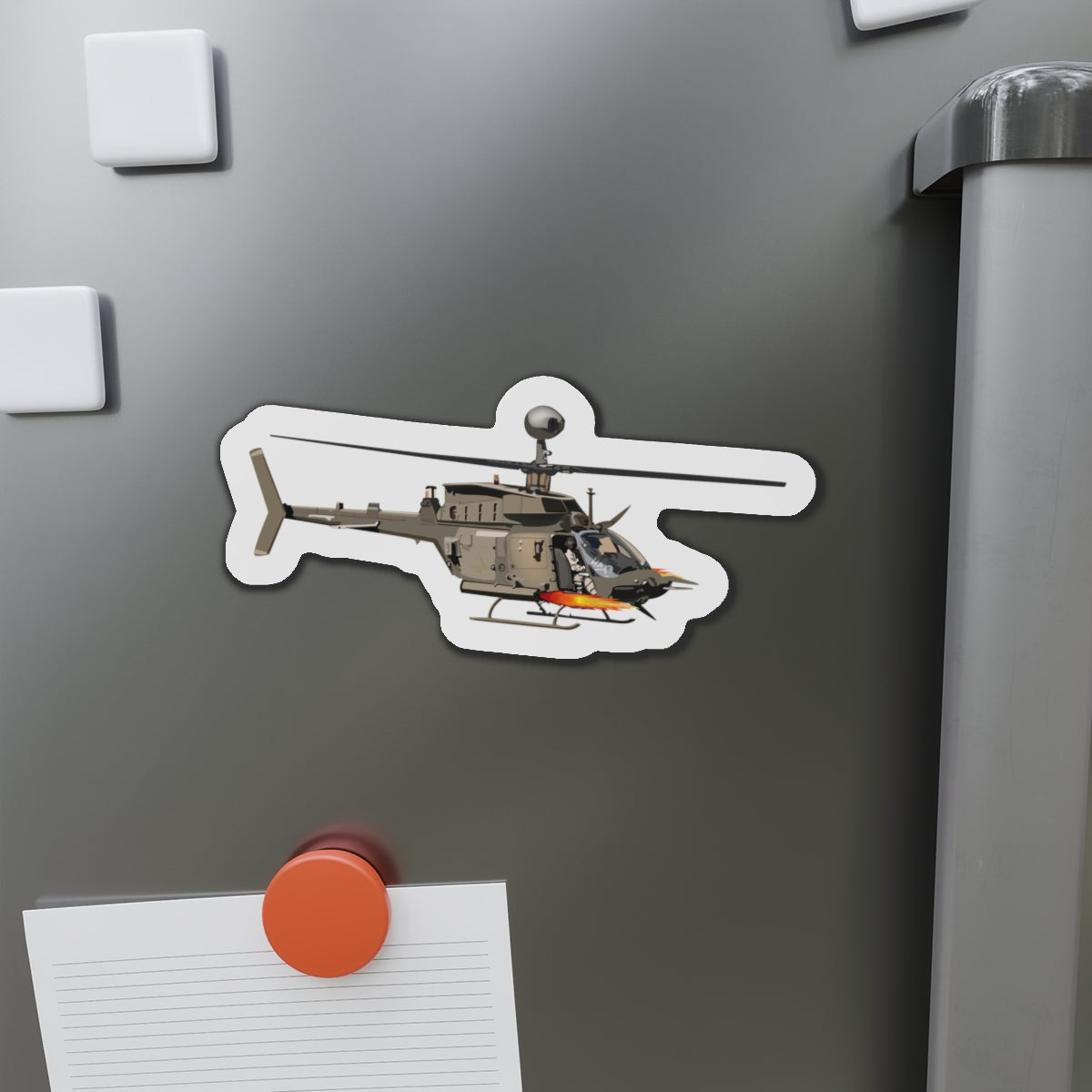 Die-Cut Magnets - Army - OH-58 Kiowa wo Txt