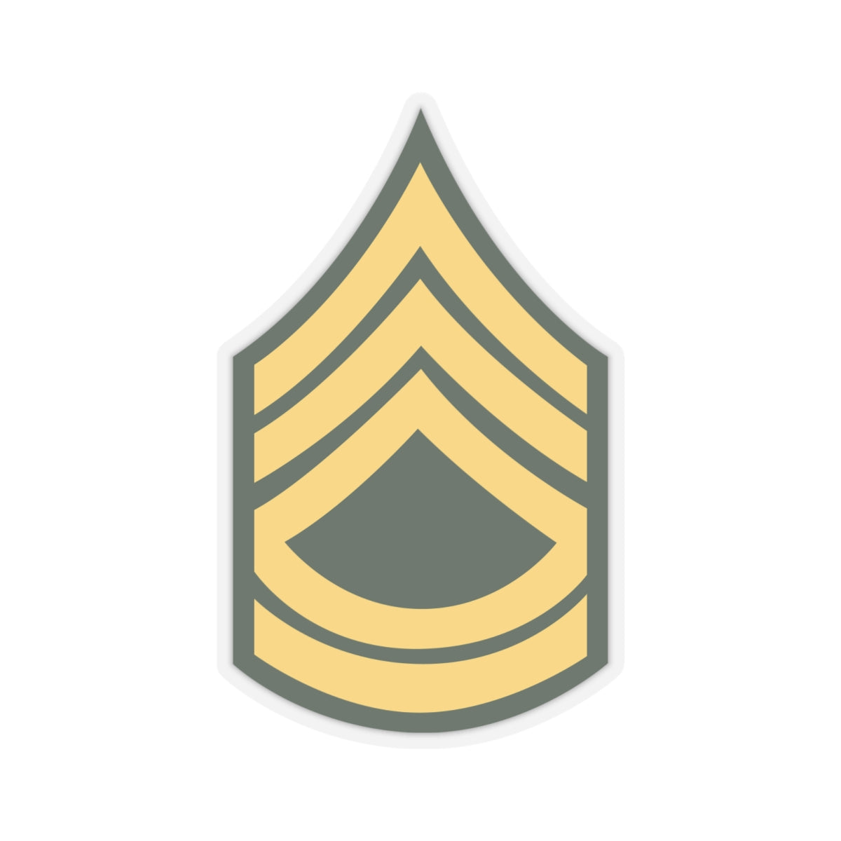 Kiss-Cut Stickers - Army - Sergeant First Class E-7 (SFC) X 300
