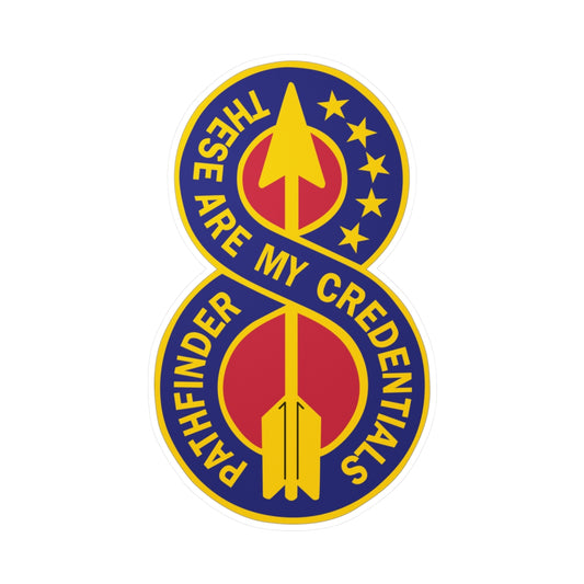 Kiss-Cut Vinyl Decals - DUI - 8th Infantry Division X 300