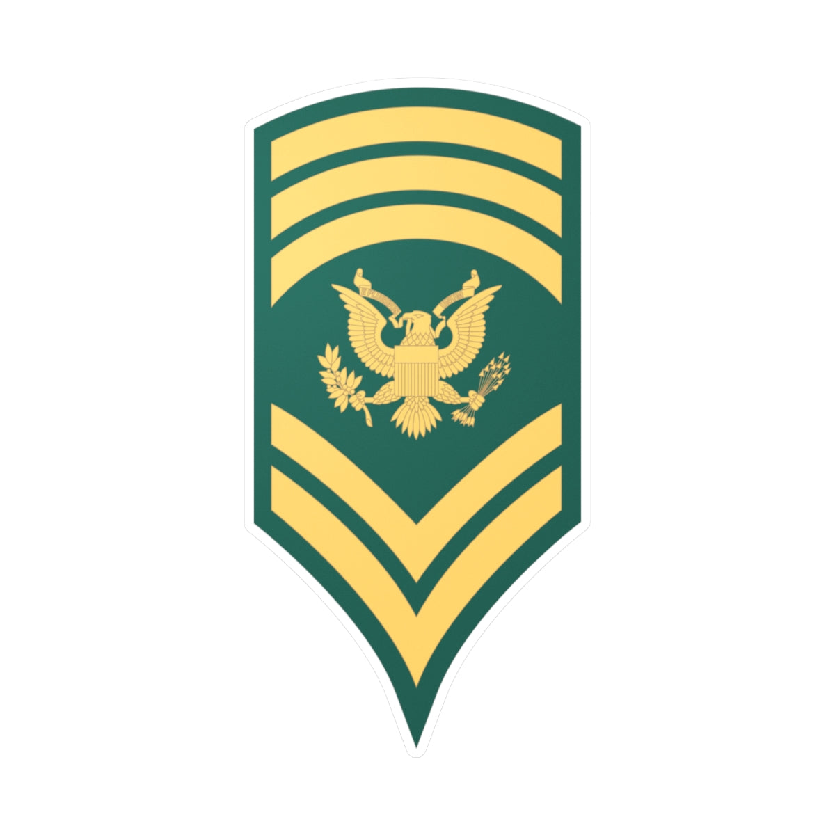 Kiss-Cut Vinyl Decals - Army - Enlisted - SPEC 9 - Specialist 9  - Std wo Txt X 300