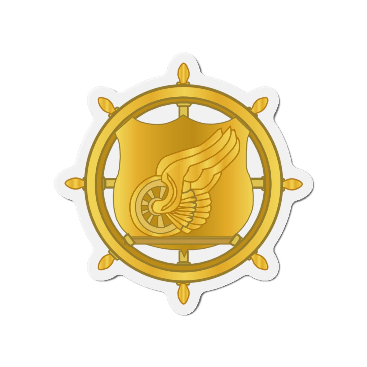 Die-Cut Magnets - Army - Transportation Corps  Branch Insignia  X 300