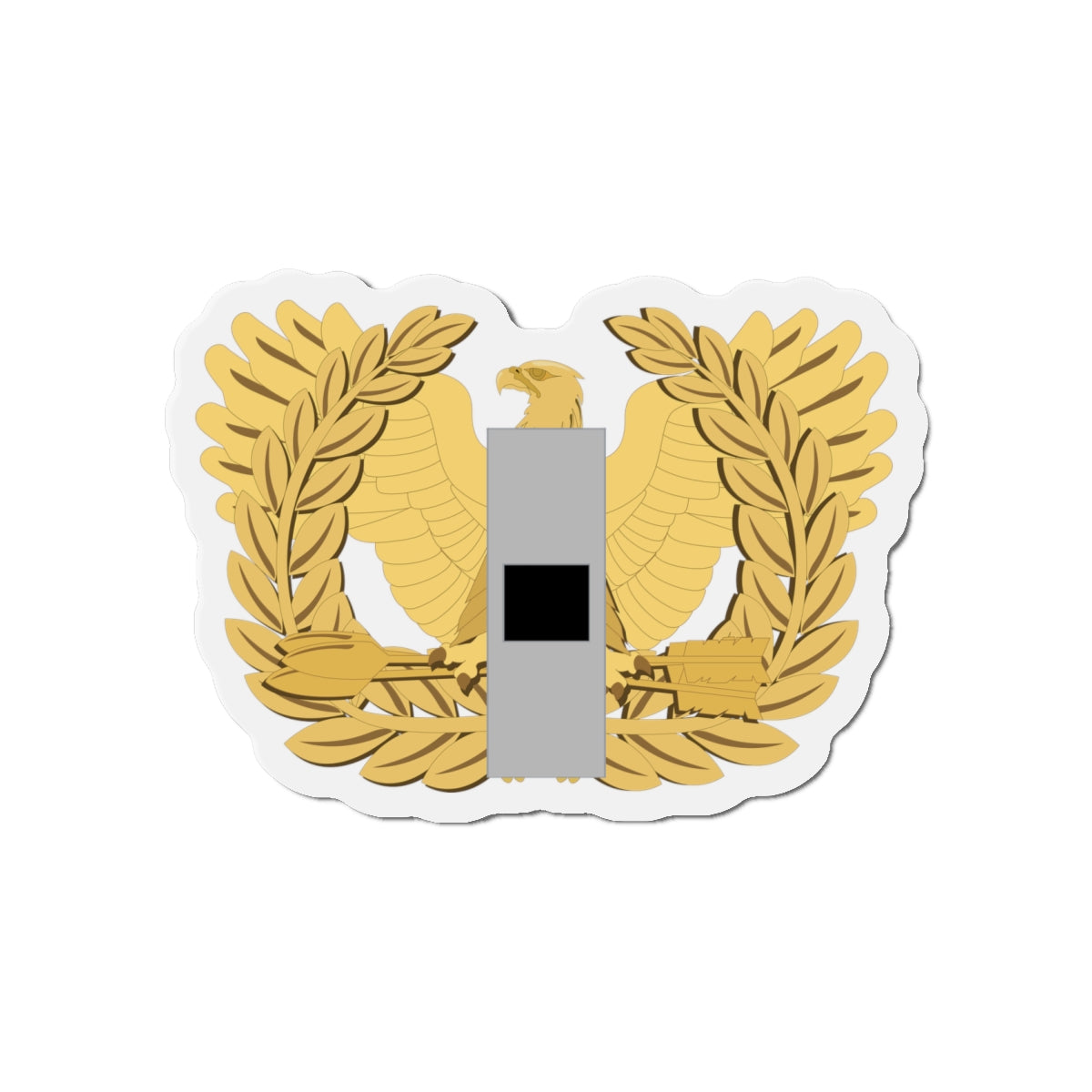 Die-Cut Magnets -SSI -Army - Warrant Officer - W01 - Flat - Eagle and Bar wo txt X 300