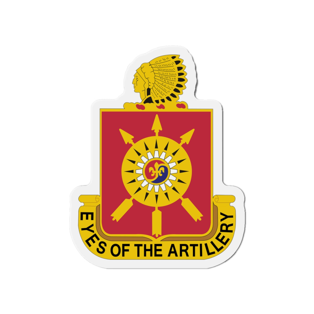 Die-Cut Magnets - Army - 171st Field Artillery Regiment - DUI wo Txt X 300