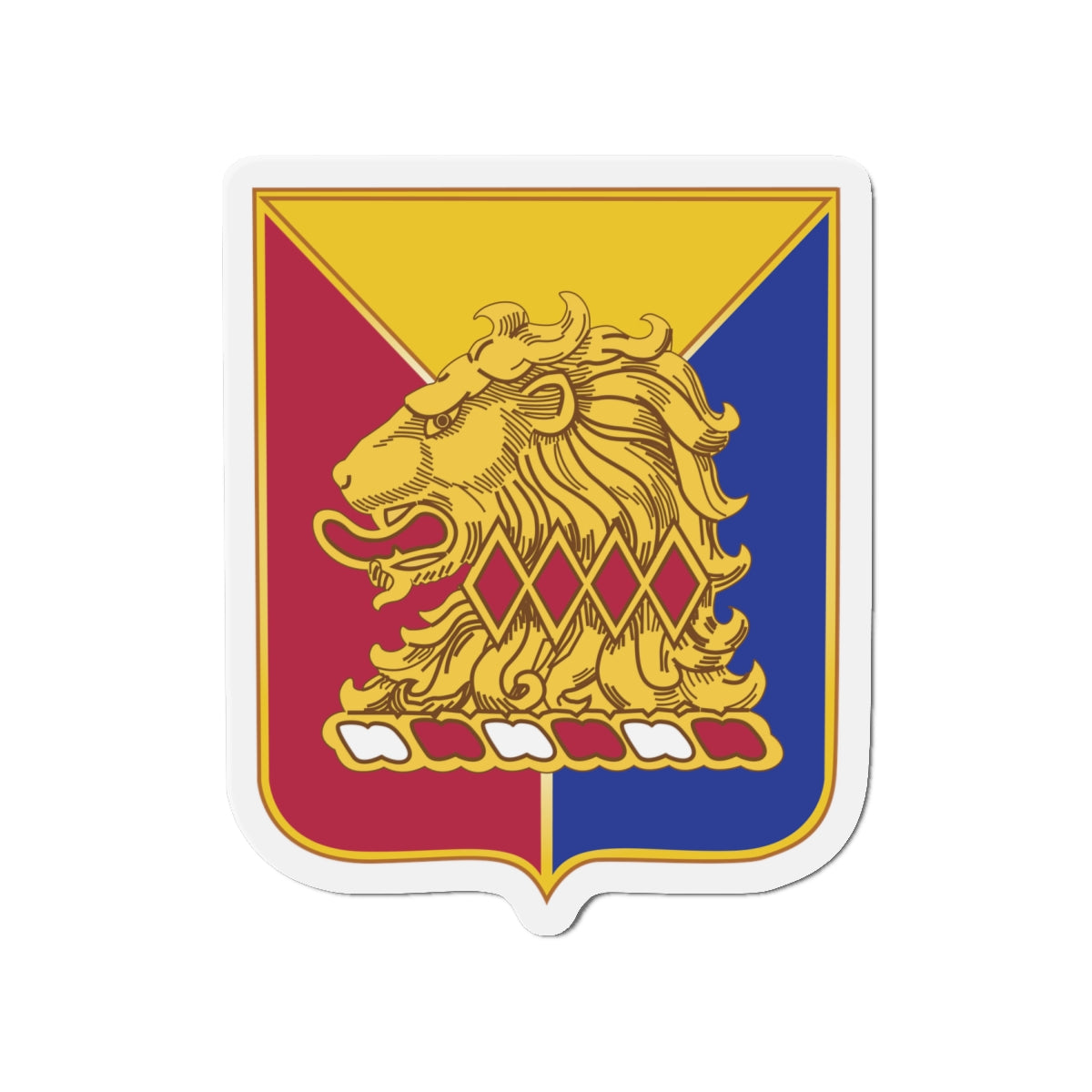 Die-Cut Magnets - DUI - 50th Armored Division wo Txt X 300