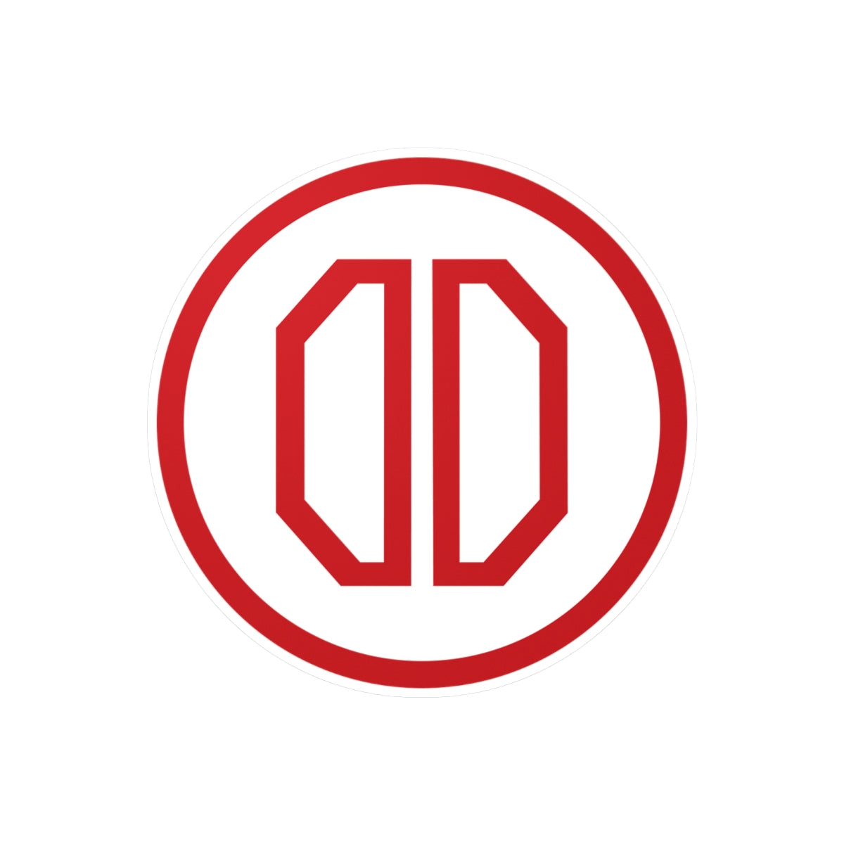 Kiss-Cut Vinyl Decals - SSI - 31st Infantry Division X 300