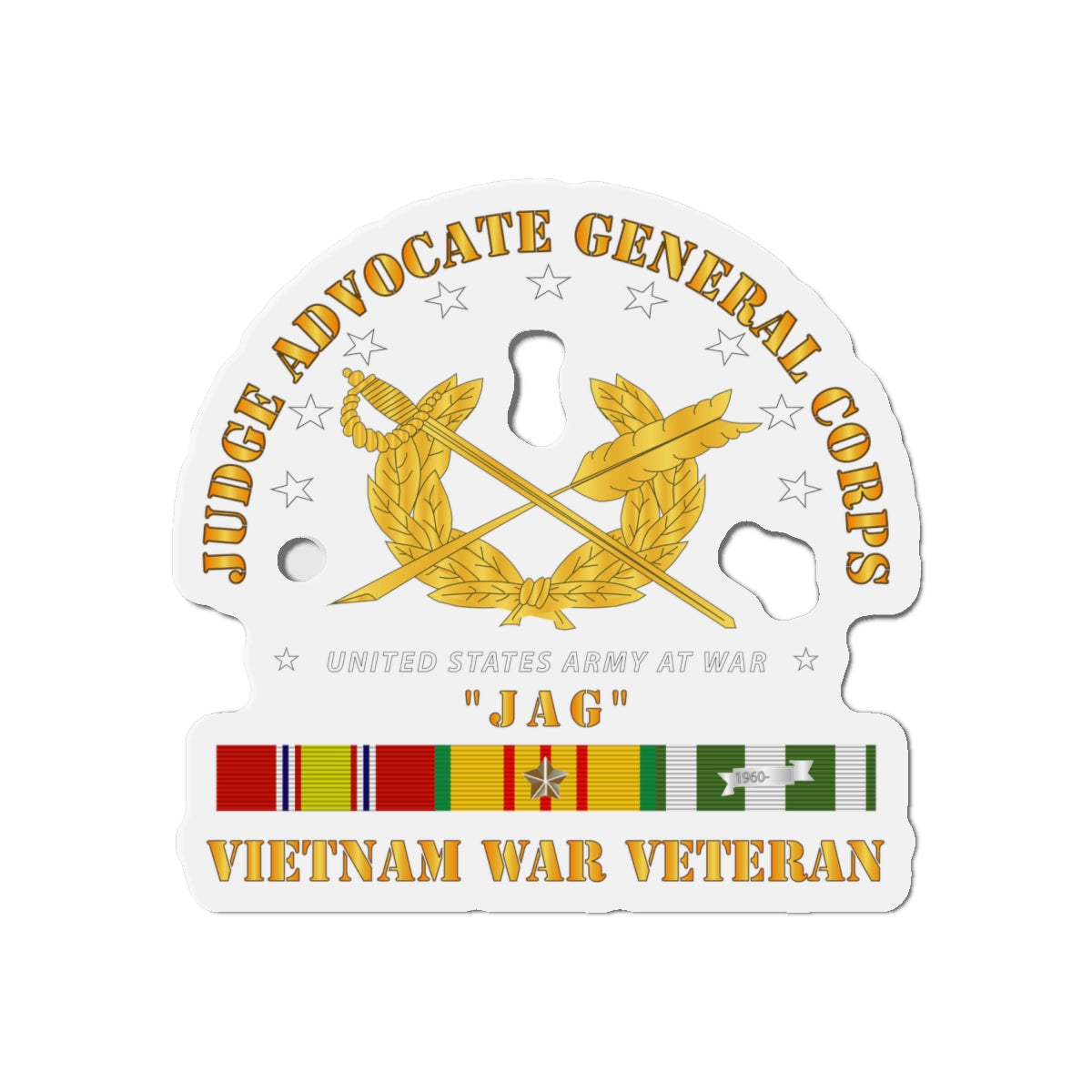Die-Cut Magnets - JAG Branch w VN SVC