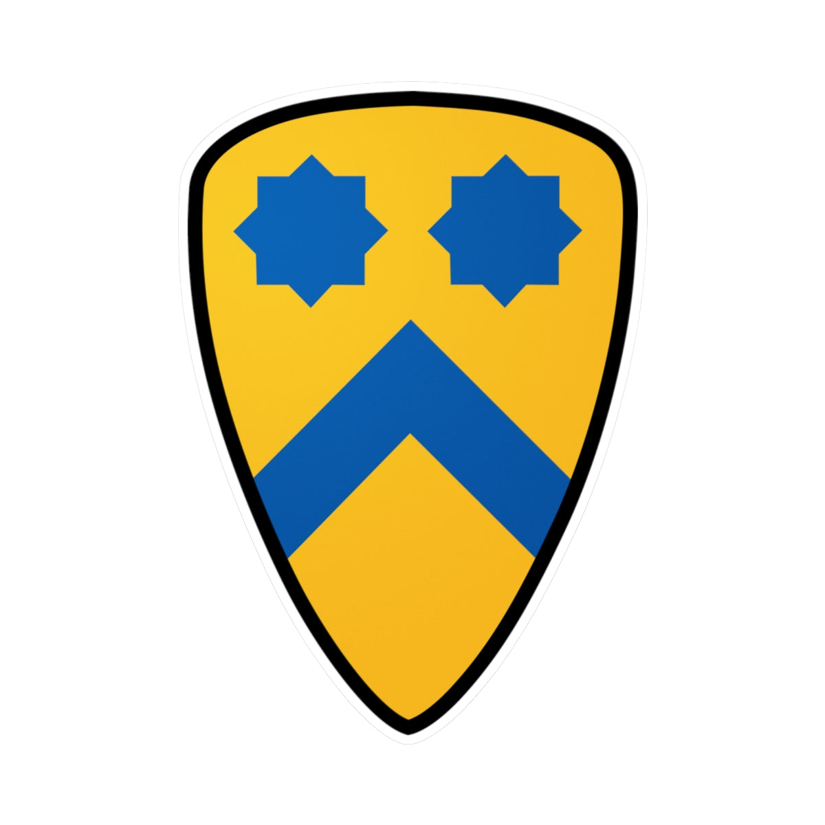 Kiss-Cut Vinyl Decals - SSI - 2nd Cavalry Division X 300