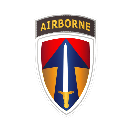 Kiss-Cut Vinyl Decals - Army - II Field Force w Airborne Tab LRRP