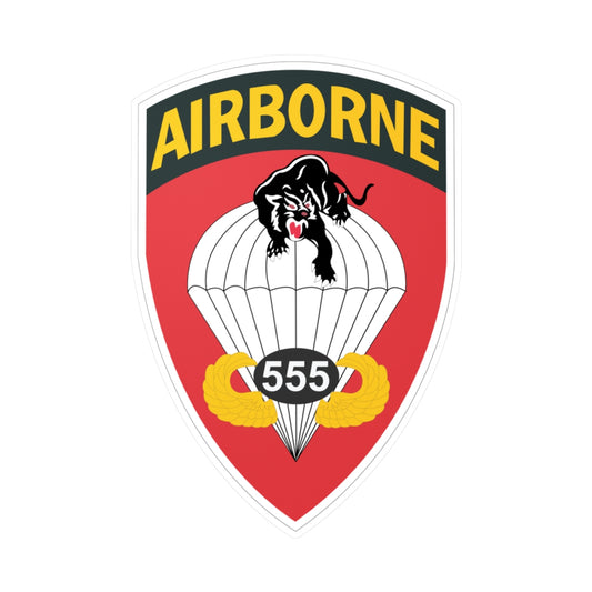 Kiss-Cut Vinyl Decals - Army - 555th Parachute Infantry Battalion wo Txt X 300