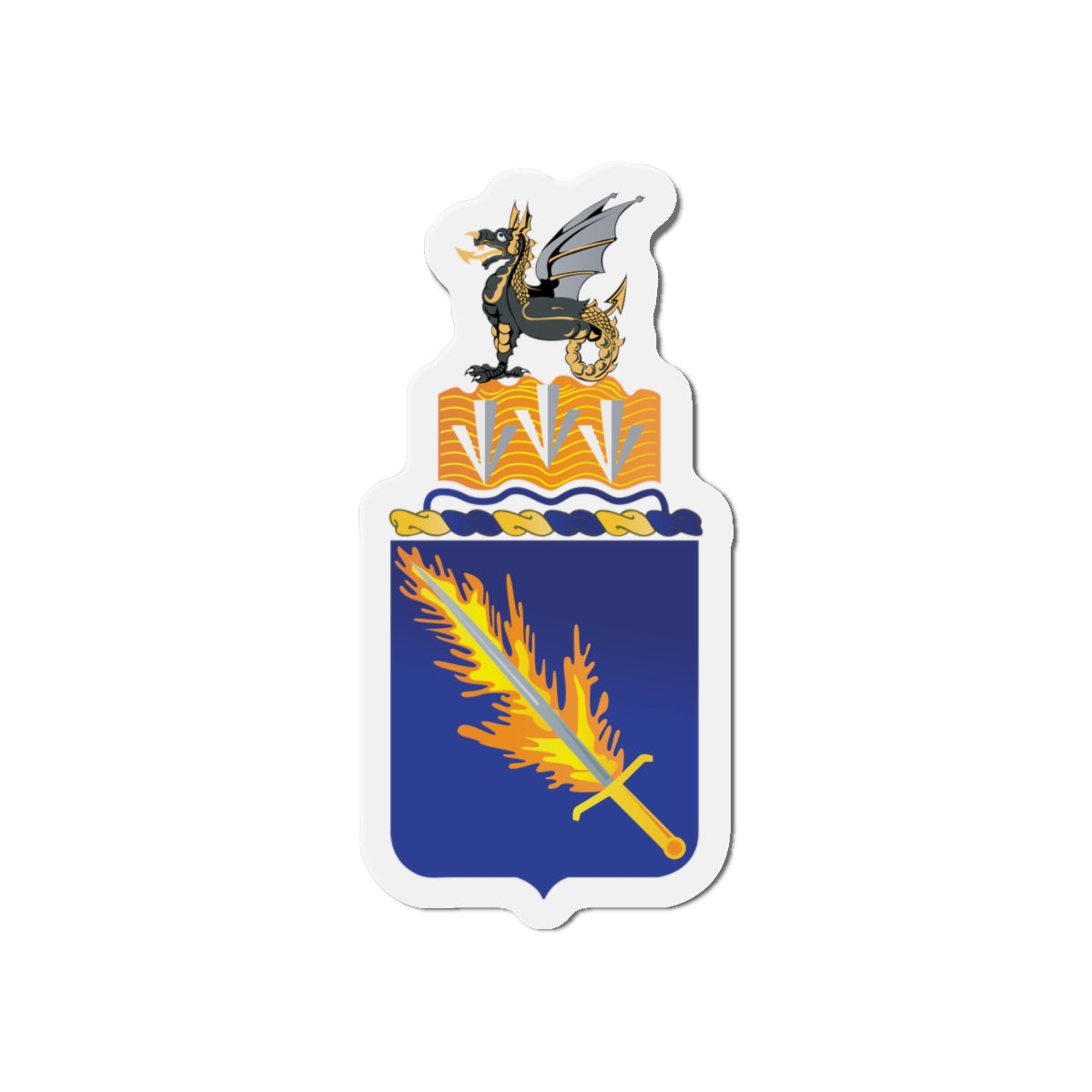 Die-Cut Magnets - Army - COA - 504th Infantry Regiment wo Txt X 300