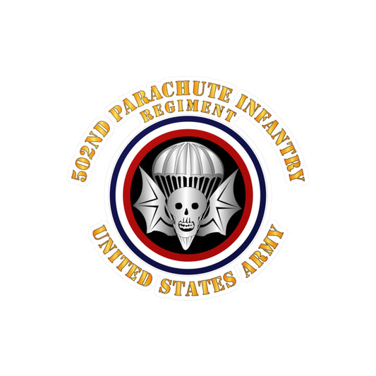 Kiss-Cut Vinyl Decals - Army - 502nd PIR - US Army