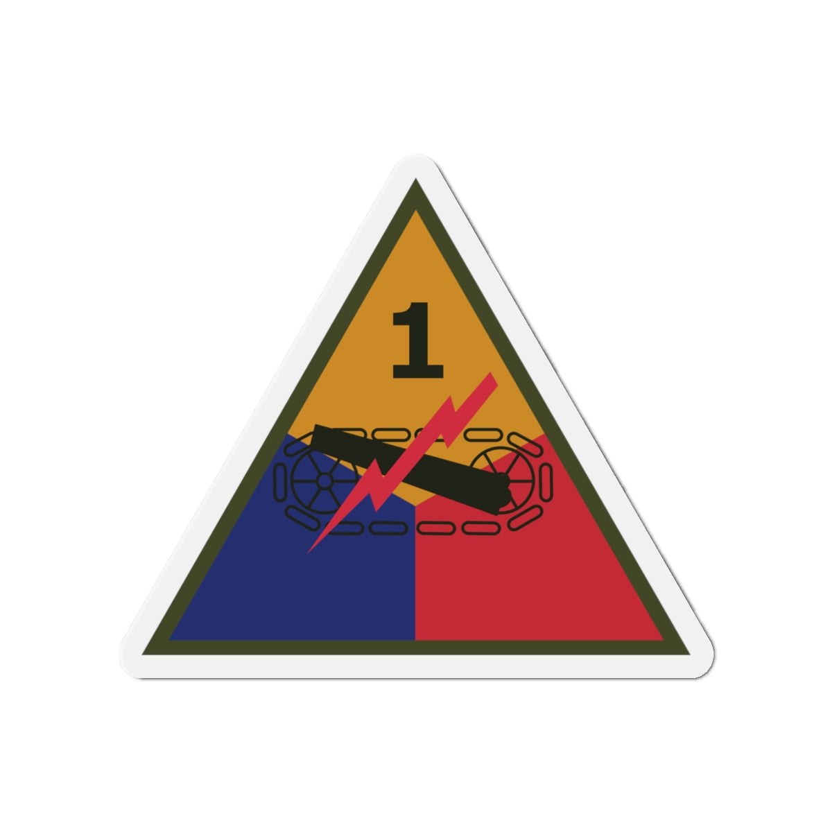 Die-Cut Magnets -SSI - 1st Armored Division X 300