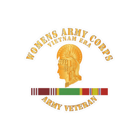 Kiss-Cut Vinyl Decals - Army - Womens Army Corps Vietnam Era - w GCMDL-NDSM - WAC X 300