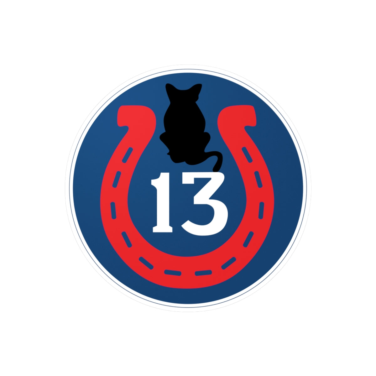 Kiss-Cut Vinyl Decals - SSI - 13th Infantry Division - Cat X 300