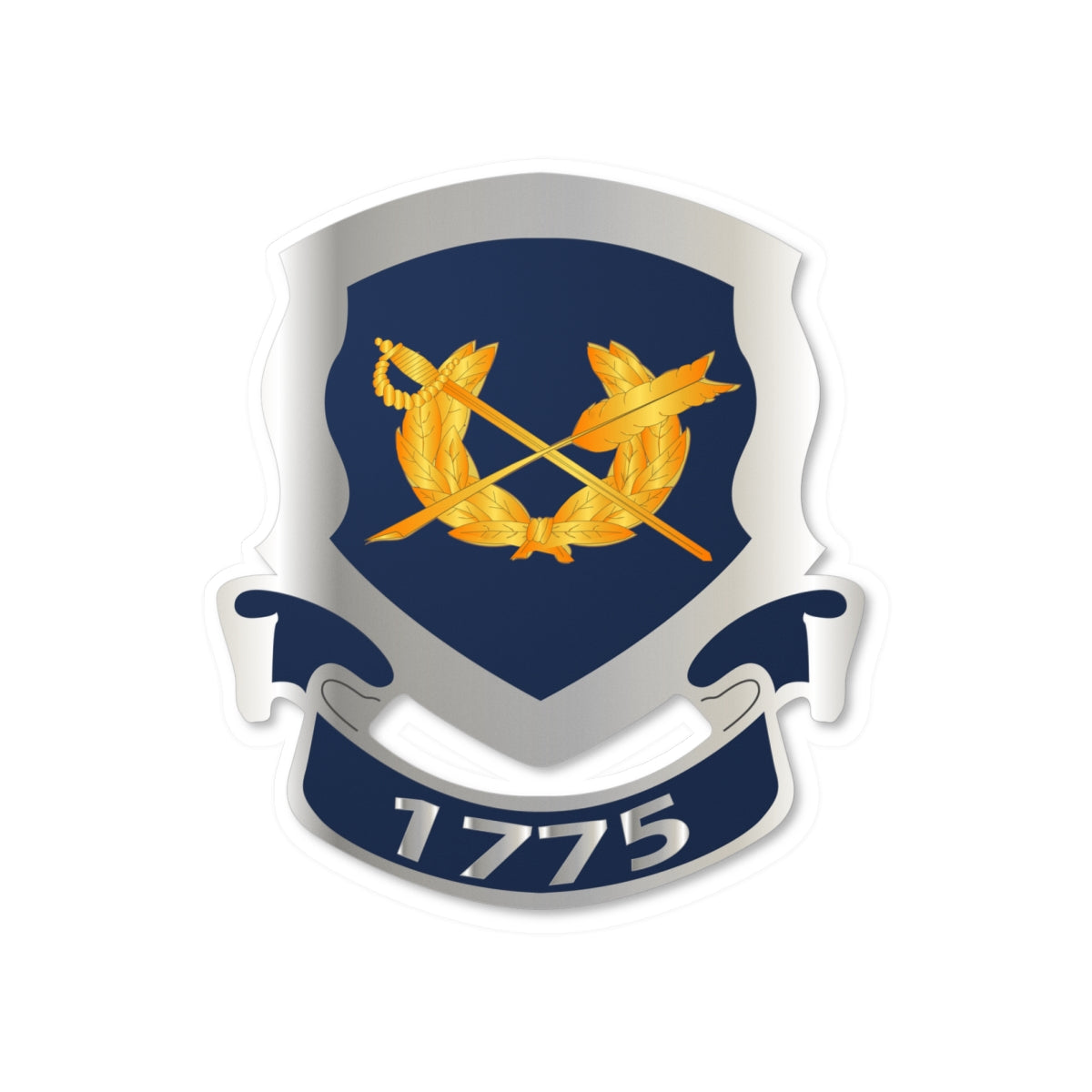 Kiss-Cut Vinyl Decals - Army - Jag Corps Crest wo Txt w DS X 300