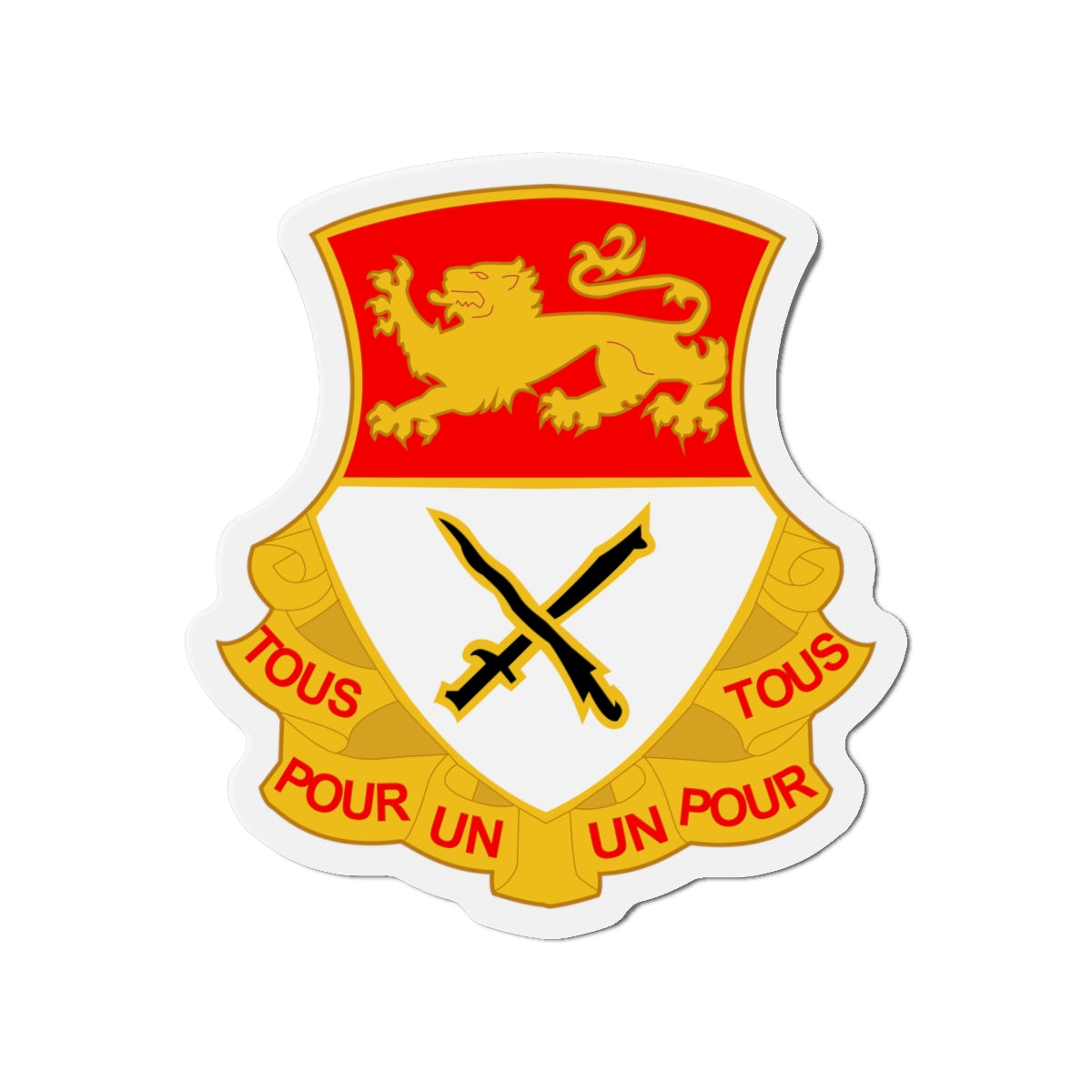 Die-Cut Magnets - Army  - 15th Cavalry Regiment wo Txt