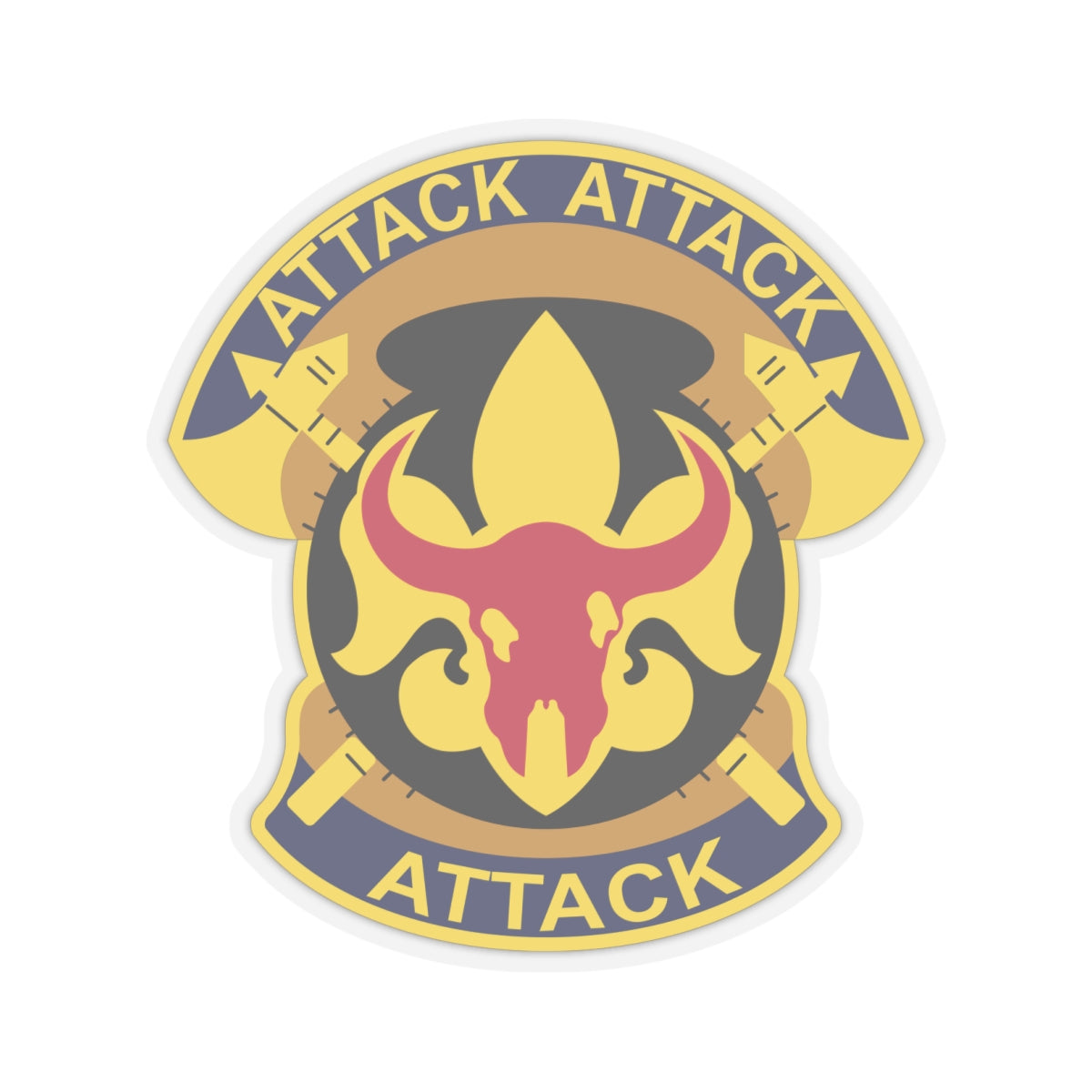 Kiss-Cut Stickers - DUI - 34th Infantry Division X 300