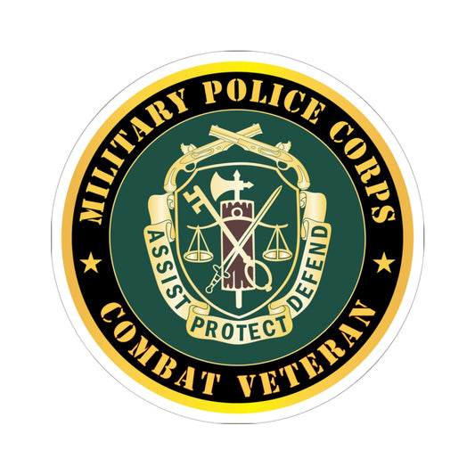 Kiss - Cut Stickers - Army - Military Police Corps Regimental Crest - Combat Veteran X 300