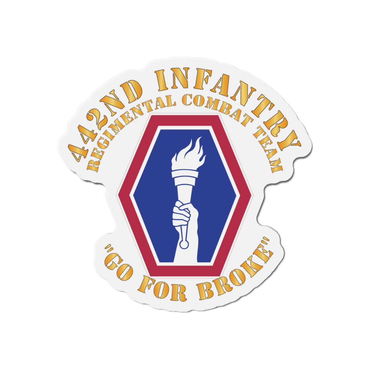Die-Cut Magnets - 442nd Infantry Regimental Combat Team X 300