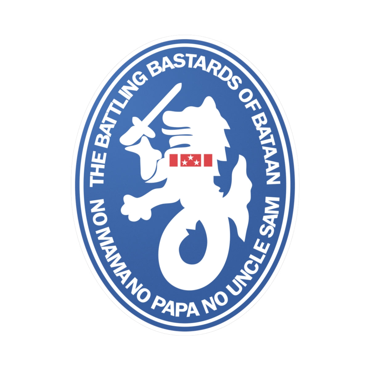 Kiss-Cut Vinyl Decals - Battling Bastards of Bataan X 300