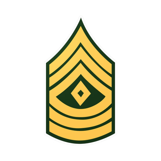 Kiss-Cut Vinyl Decals - Army - First Sergeant E-8 (1SG) X 300