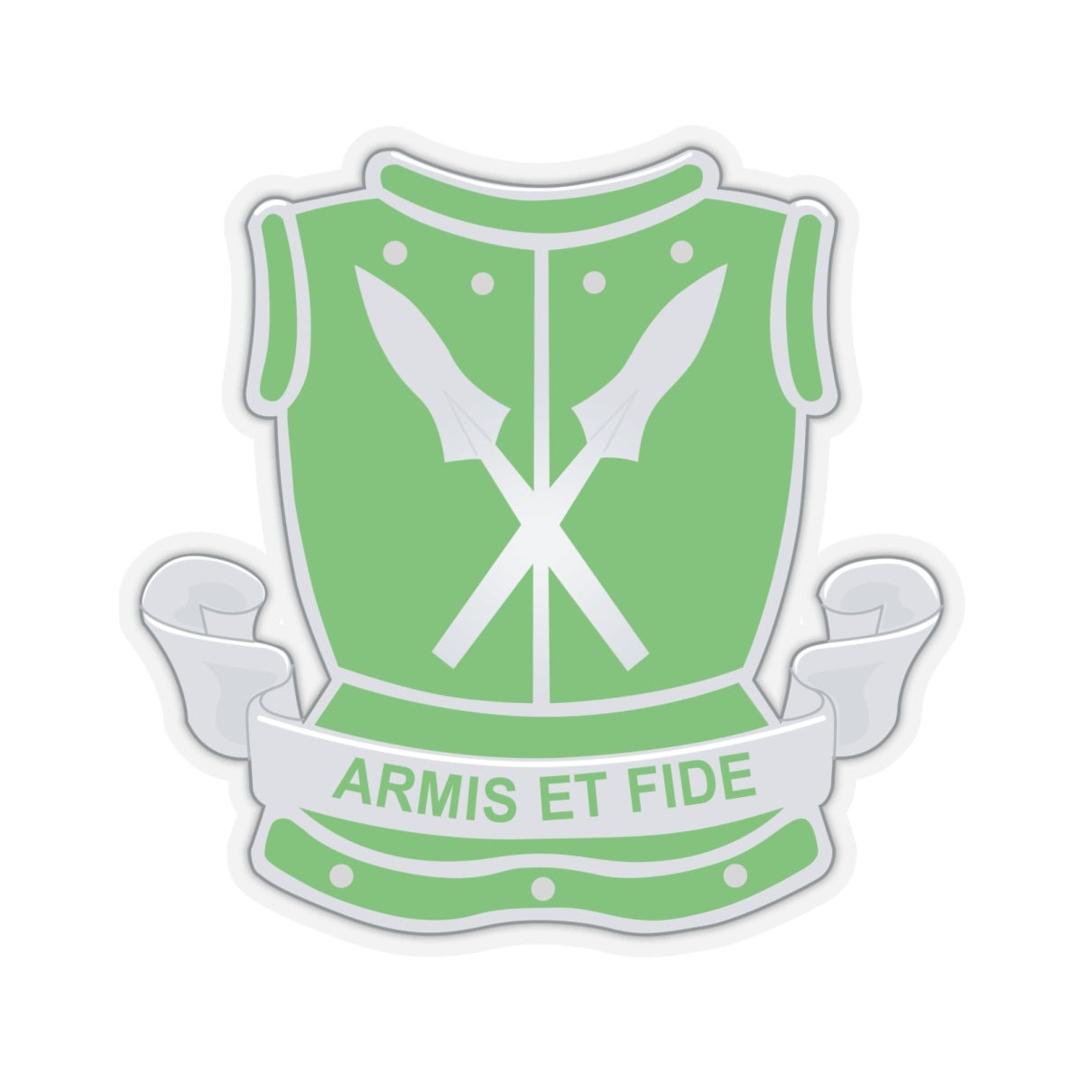 Kiss-Cut Stickers Army - DUI - 5th Armored Division X 300