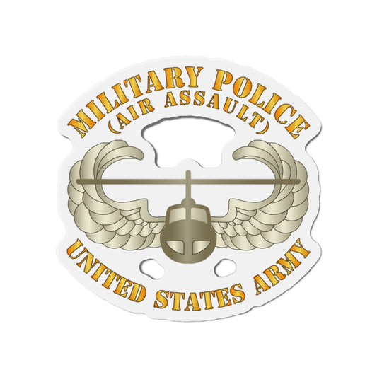 Die-Cut Magnets - Army - Military Police w Air Assault Badge