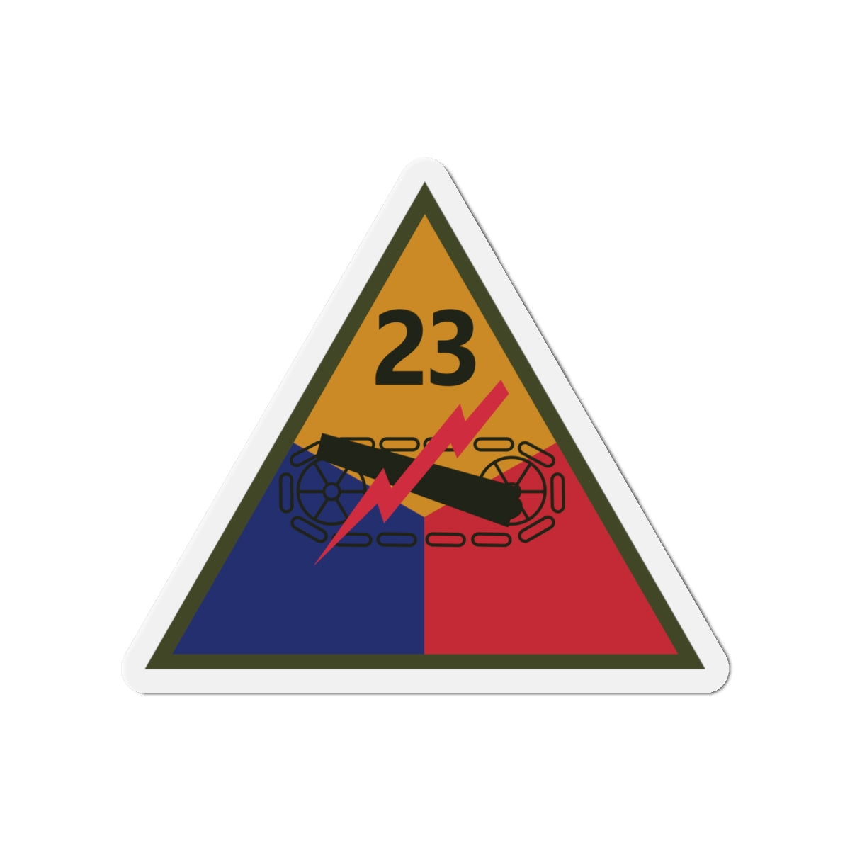 Die-Cut Magnets -SSI - 23rd Armored Division X 300
