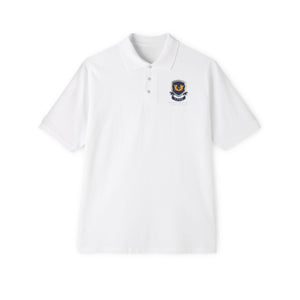 Men's Piqué Polo - Jag Corps Crest - Pen is Mighter