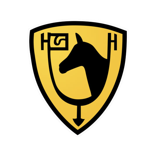 Kiss-Cut Vinyl Decals - SSI - 61st Cavalry Division X 300