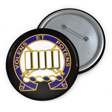 Load image into Gallery viewer, Custom Pin Buttons - 7th Infantry Regiment
