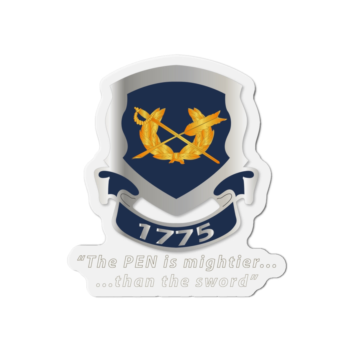 Die-Cut Magnets - Jag Corps Crest - Pen is Mighter X 300