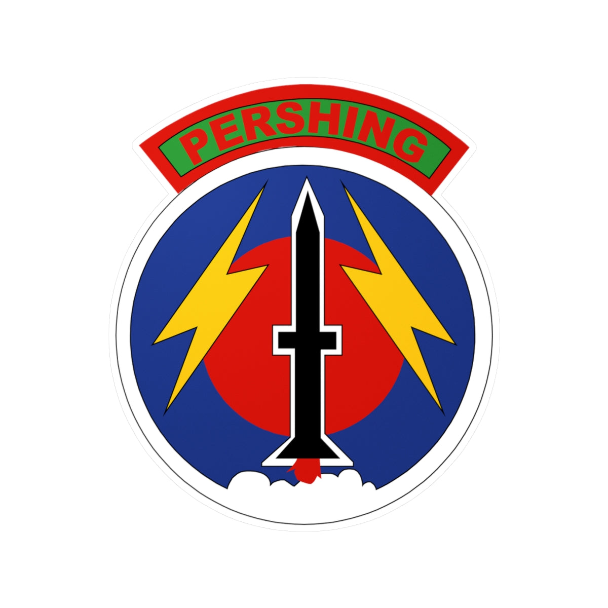 Kiss-Cut Vinyl Decals - Army - 56th Artillery Command - Pershing