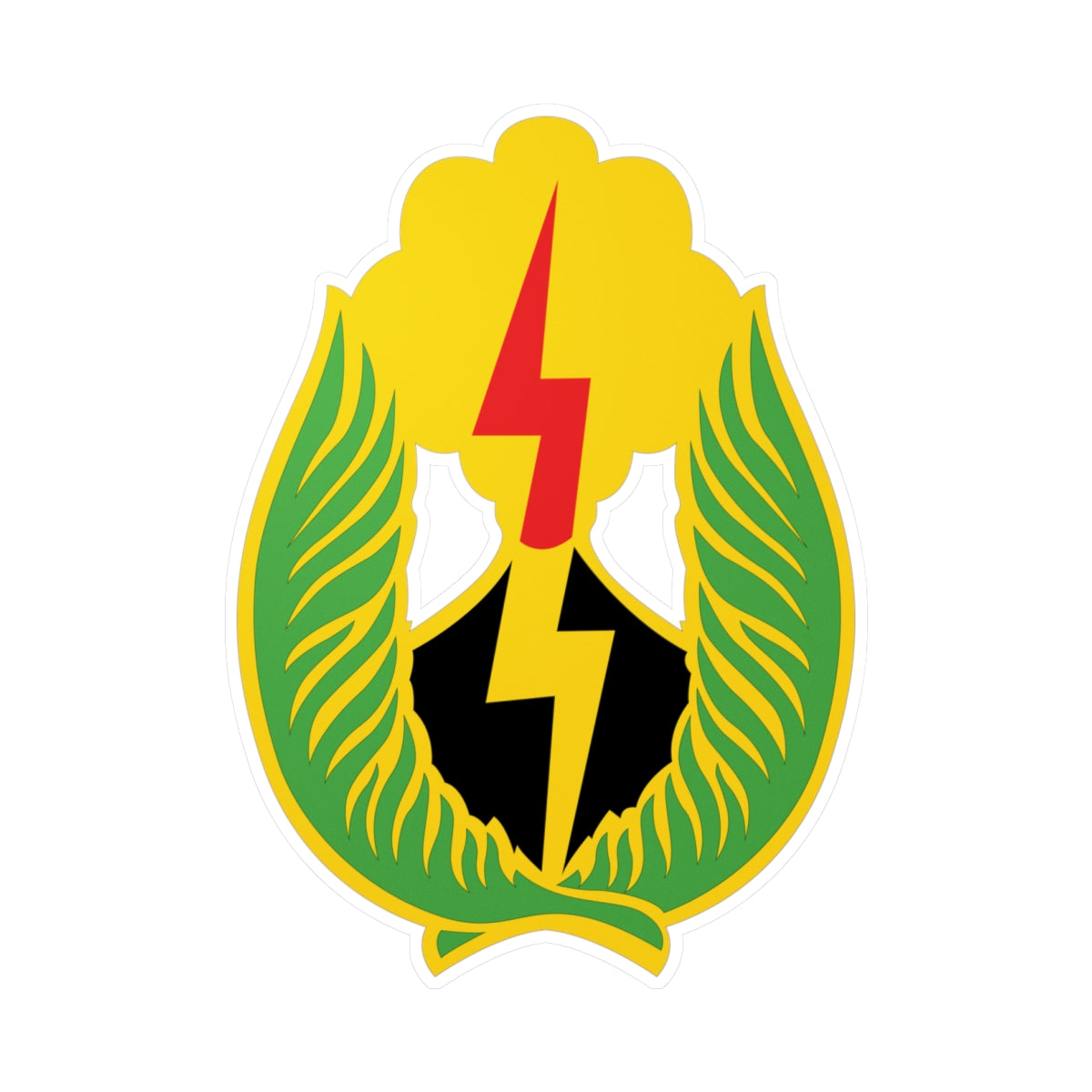 Kiss-Cut Vinyl Decals - DUI - 25th Infantry Division X 300