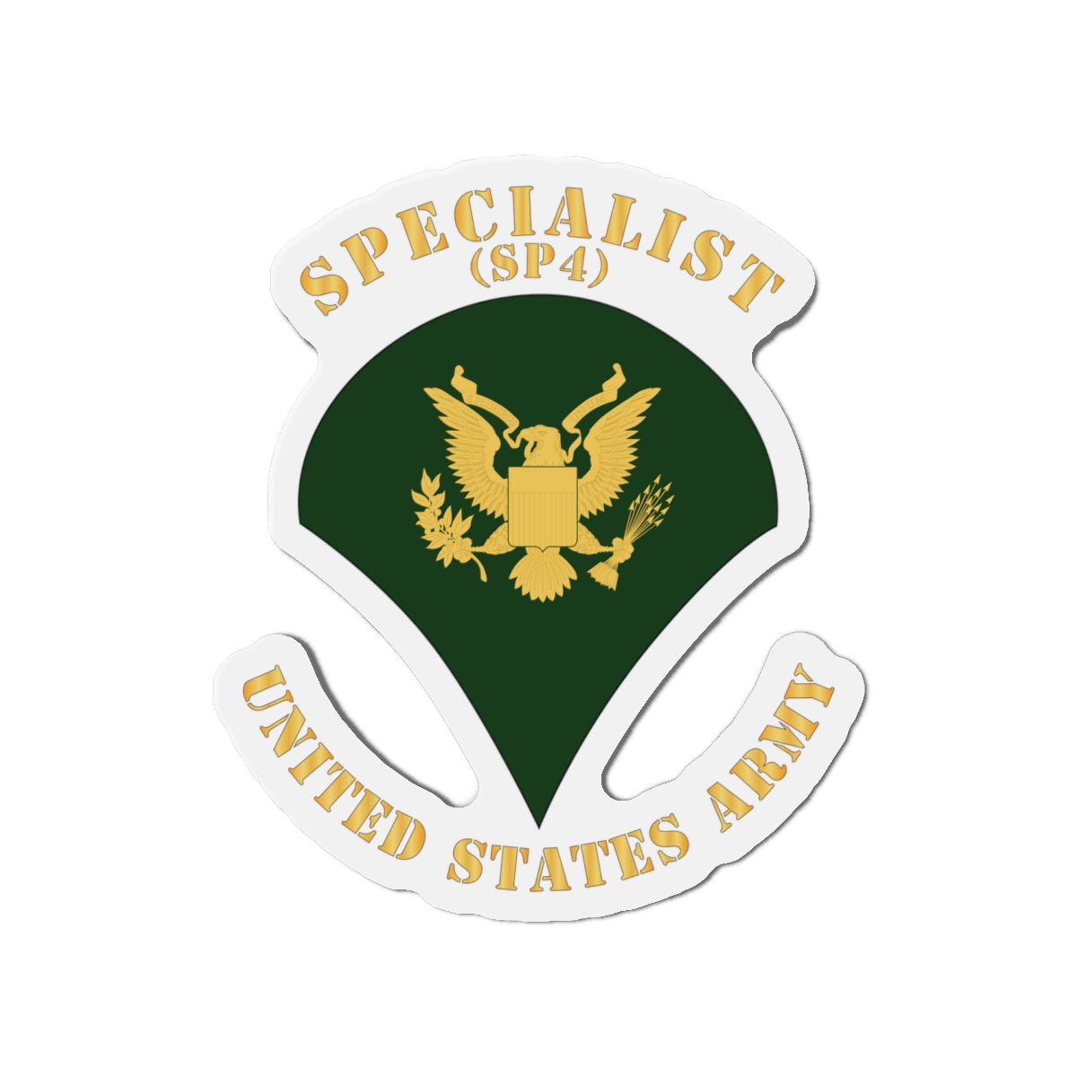 Die-Cut Magnets -SSI -Army - Specialist - SP4 - Flat X 300