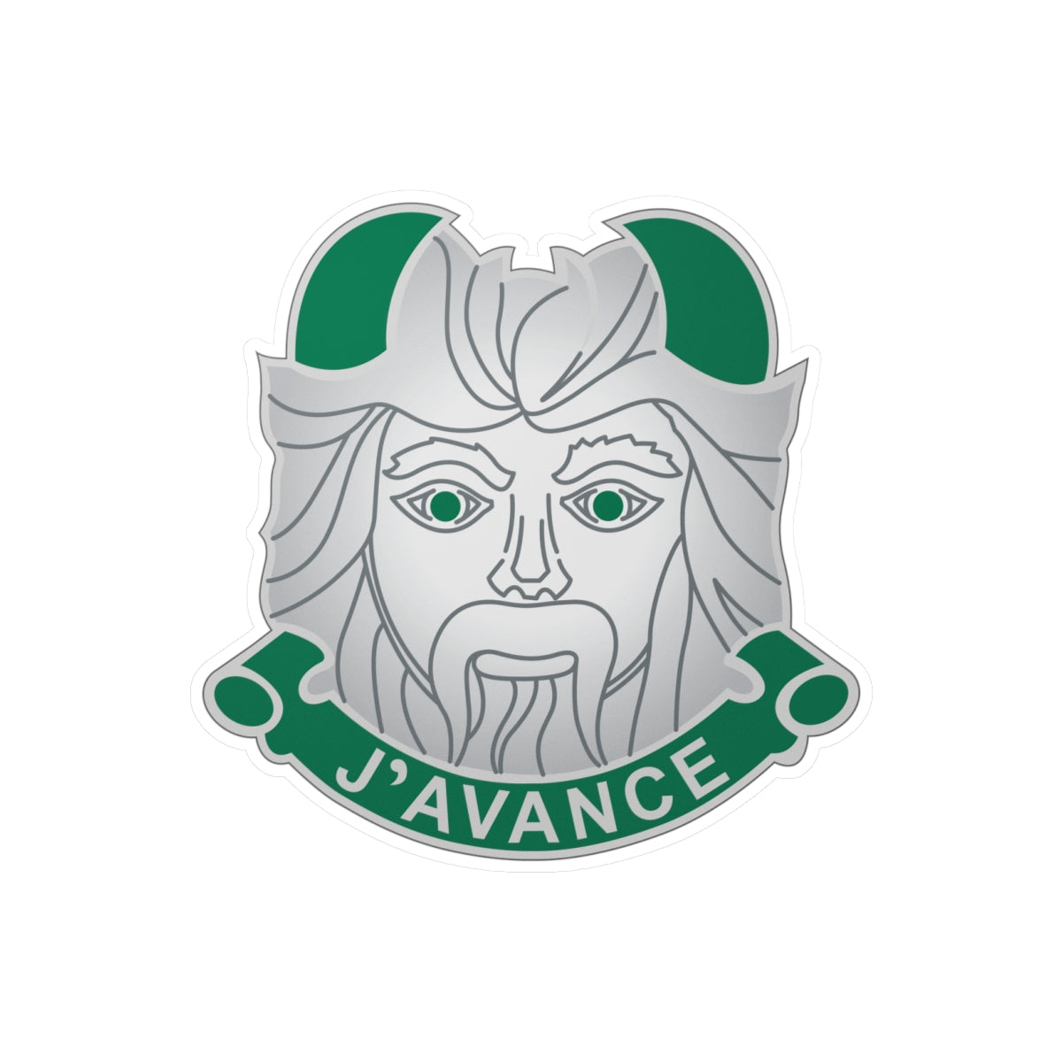 Kiss-Cut Vinyl Decals - DUI - 11th Armored Division X 300