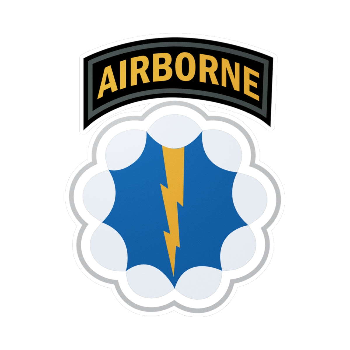 Kiss-Cut Vinyl Decals - SSI - 9th Airborne Division - Phantom X 300