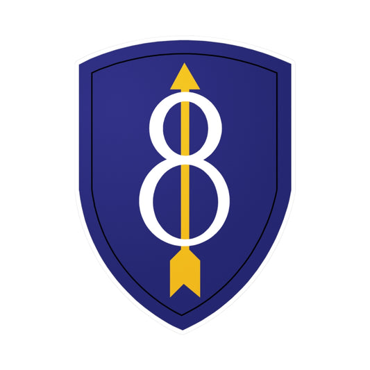 Kiss-Cut Vinyl Decals - SSI - 8th Infantry Division wo Txt X 300