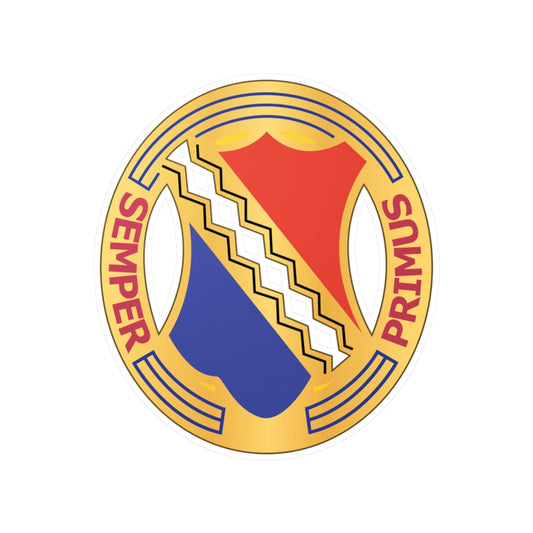 Kiss-Cut Vinyl Decals - DUI - 1st Infantry Regiment wo Txt x 300