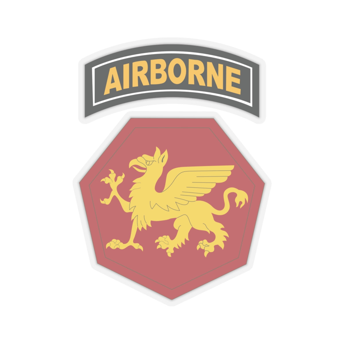 Kiss-Cut Stickers - SSI - 108th Airborne Division (1946-1952) X 300