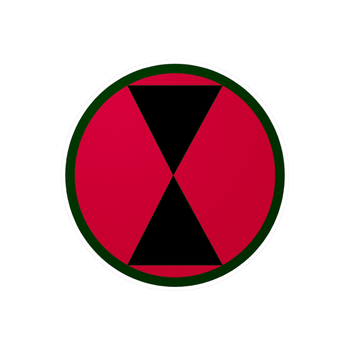 Kiss-Cut Vinyl Decals - SSI - 7th Infantry Division wo Txt X 300