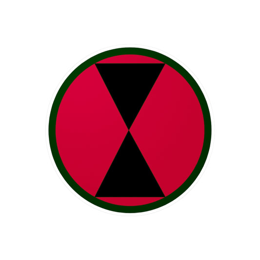 Kiss-Cut Vinyl Decals - SSI - 7th Infantry Division wo Txt X 300